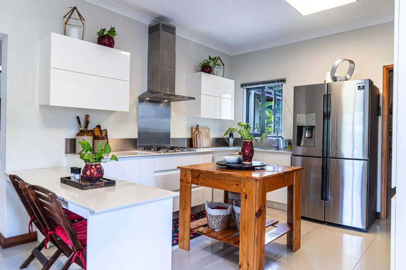 Kitchen, scullery and pantry